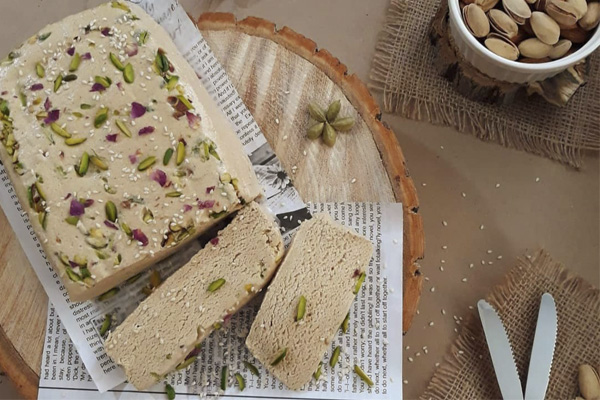 طرز تهیه حلوا ارده خانگی بدون شکر 