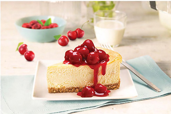 چیز کیک رژیمی با ماست یونانی و عسل