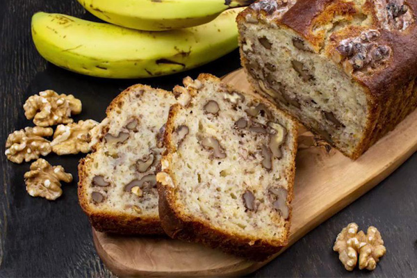 طرز تهیه کیک صبحانه گردویی 