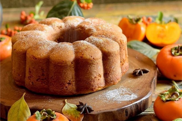 کیک خرمالو رژیمی خوشمزه و پاییزی