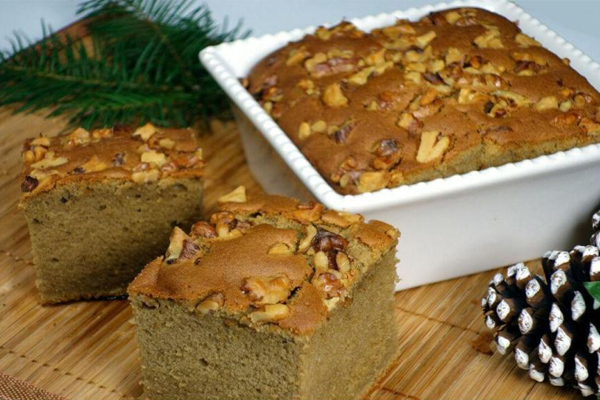 طرز تهیه کیک صبحانه گردویی