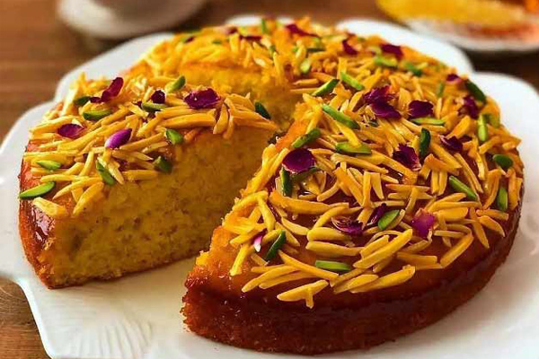 طرز تهیه کیک اسفنجی بادامی