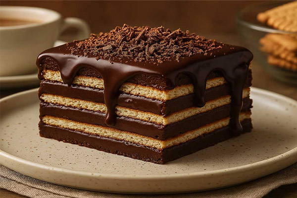 دسر با بیسکویت پتی بور در سه مدل متنوع