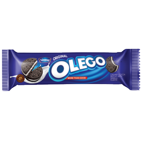 بیسکویت کاکائویی با کرم وانیل (OLEGO)